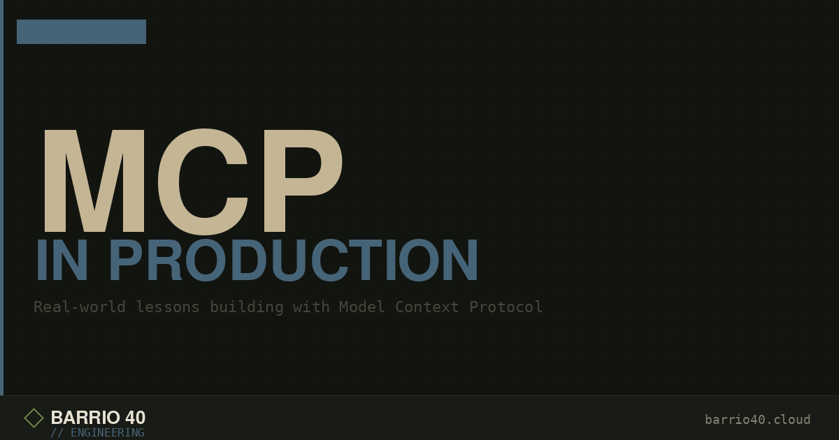 Building With MCP: Real-World Agent Integration