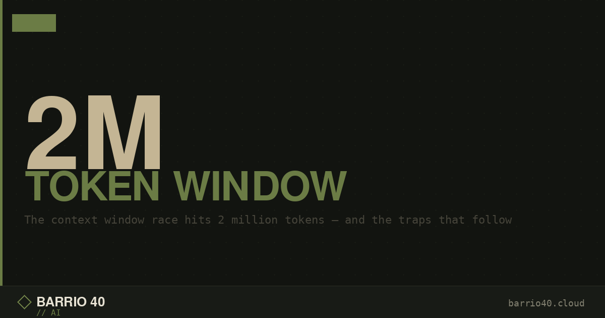 The Context Window War: What Million-Token Models Actually Change