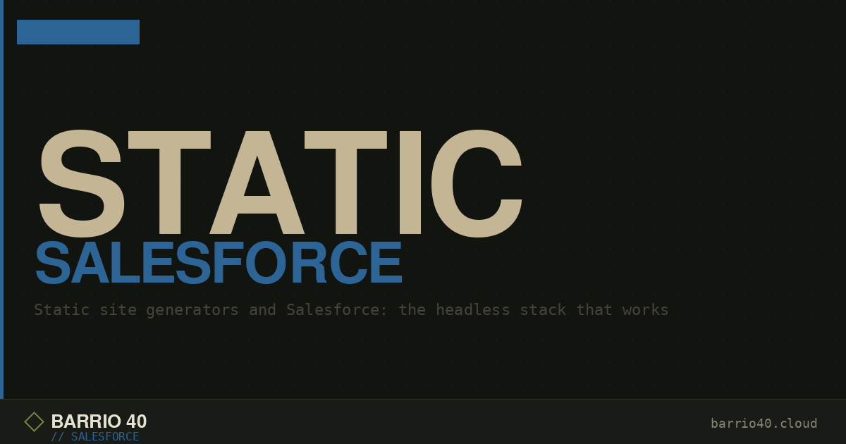 Generating Salesforce Docs From Metadata